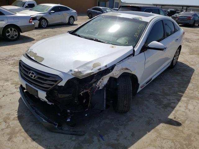 Photo 1 VIN: 5NPE34AF9GH401180 - HYUNDAI SONATA SPO 