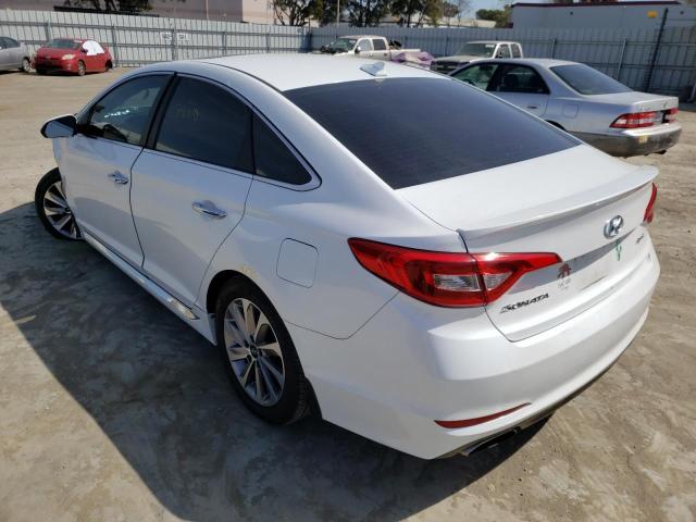 Photo 2 VIN: 5NPE34AF9GH401180 - HYUNDAI SONATA SPO 