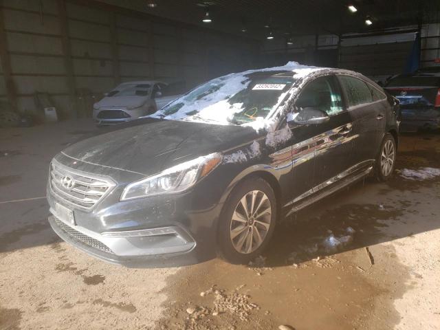 Photo 1 VIN: 5NPE34AF9GH409621 - HYUNDAI SONATA SPO 