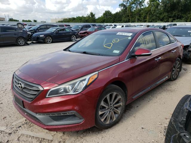 Photo 1 VIN: 5NPE34AF9GH420456 - HYUNDAI SONATA SPO 