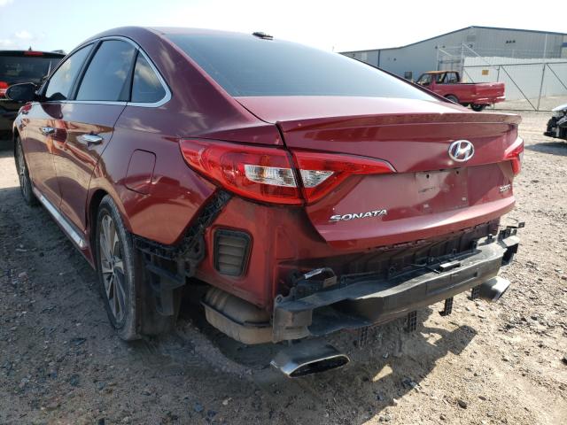 Photo 2 VIN: 5NPE34AF9GH420456 - HYUNDAI SONATA SPO 