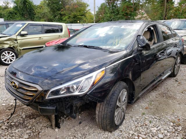 Photo 1 VIN: 5NPE34AF9GH421736 - HYUNDAI SONATA SPO 