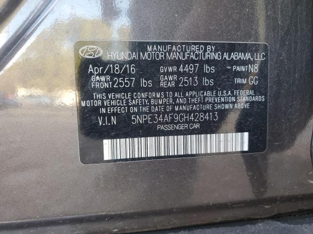 Photo 11 VIN: 5NPE34AF9GH428413 - HYUNDAI SONATA 