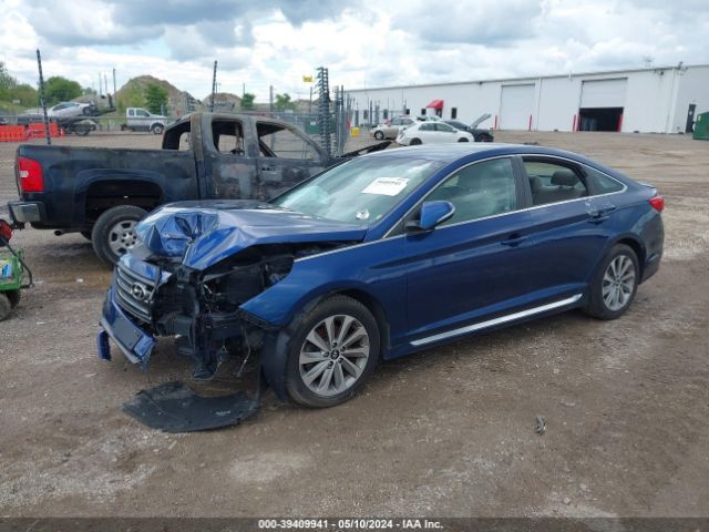 Photo 1 VIN: 5NPE34AF9GH429643 - HYUNDAI SONATA 