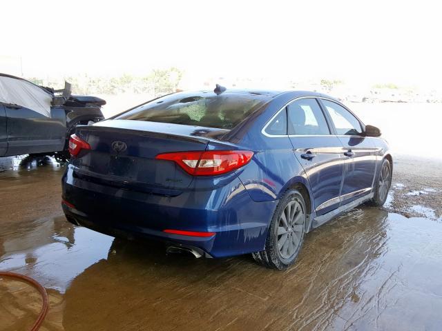 Photo 3 VIN: 5NPE34AF9GH433496 - HYUNDAI SONATA SPO 