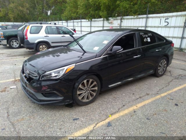 Photo 1 VIN: 5NPE34AF9GH435250 - HYUNDAI SONATA 