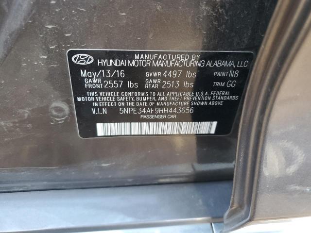 Photo 11 VIN: 5NPE34AF9HH443656 - HYUNDAI SONATA SPO 