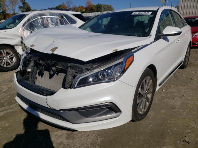 Photo 1 VIN: 5NPE34AF9HH450302 - HYUNDAI SONATA SPO 