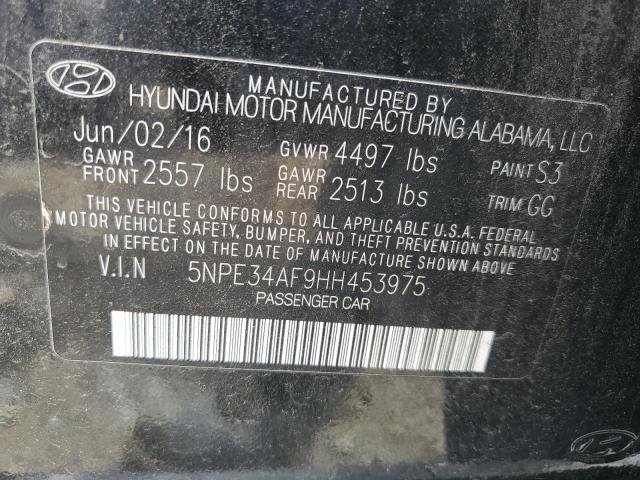 Photo 9 VIN: 5NPE34AF9HH453975 - HYUNDAI SONATA SPO 