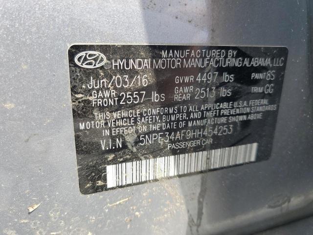 Photo 11 VIN: 5NPE34AF9HH454253 - HYUNDAI SONATA SPO 