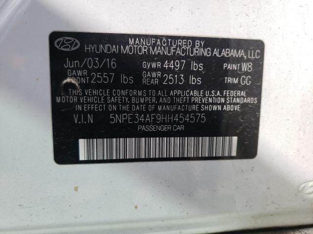 Photo 11 VIN: 5NPE34AF9HH454575 - HYUNDAI SONATA SPO 