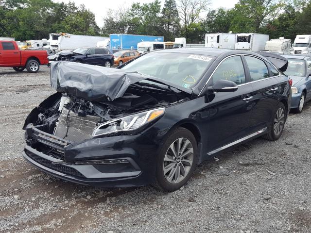 Photo 1 VIN: 5NPE34AF9HH468055 - HYUNDAI SONATA SPO 