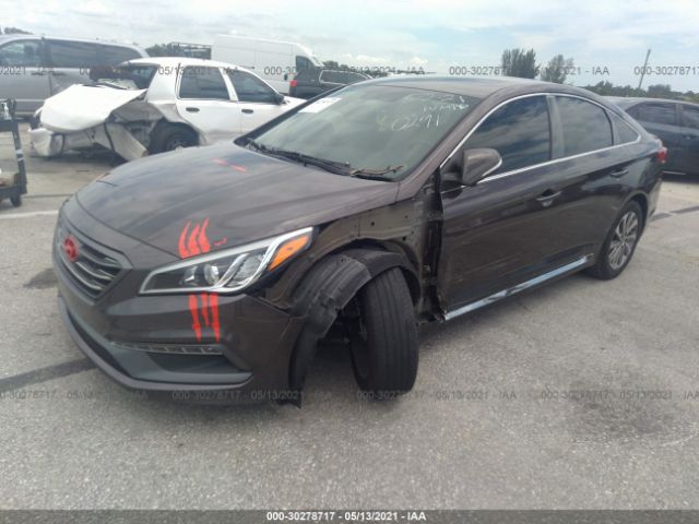 Photo 1 VIN: 5NPE34AF9HH470291 - HYUNDAI SONATA 