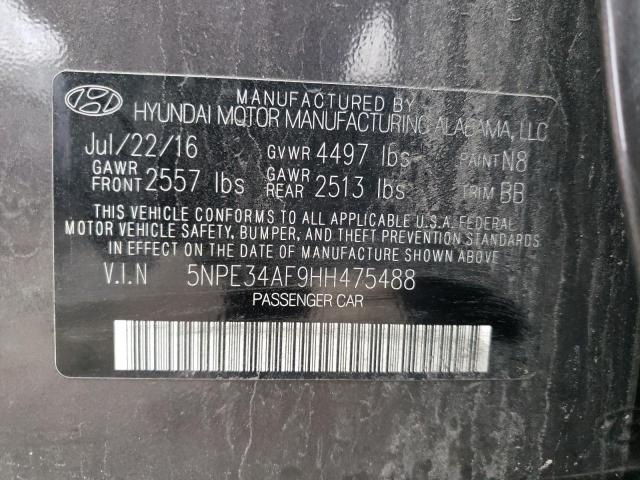 Photo 11 VIN: 5NPE34AF9HH475488 - HYUNDAI SONATA 