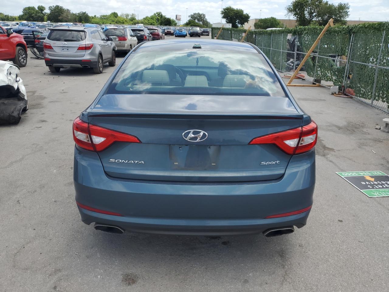 Photo 5 VIN: 5NPE34AF9HH477449 - HYUNDAI SONATA 