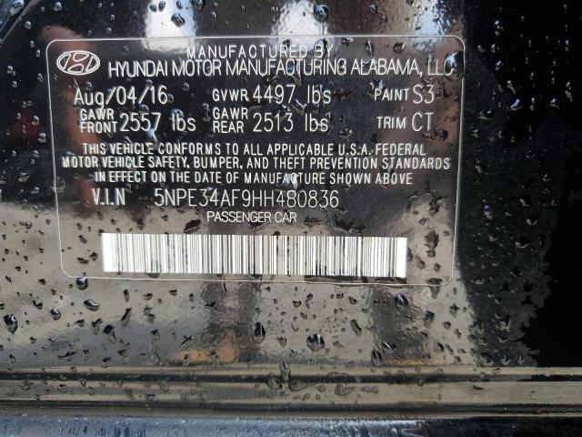 Photo 12 VIN: 5NPE34AF9HH480836 - HYUNDAI SONATA SPO 