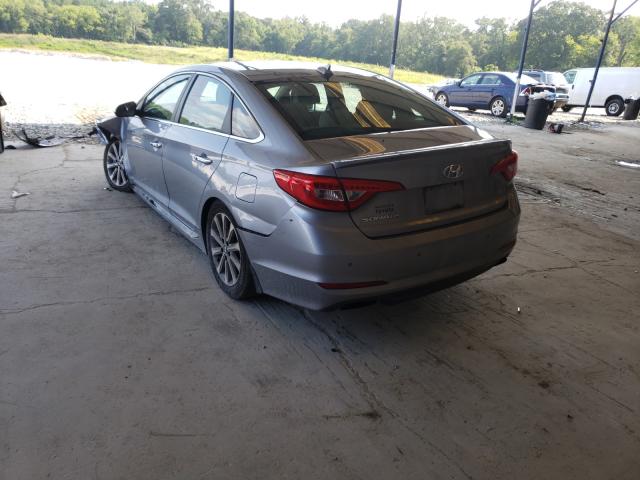 Photo 2 VIN: 5NPE34AF9HH481307 - HYUNDAI SONATA SPO 