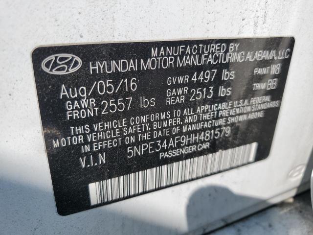 Photo 11 VIN: 5NPE34AF9HH481579 - HYUNDAI SONATA 