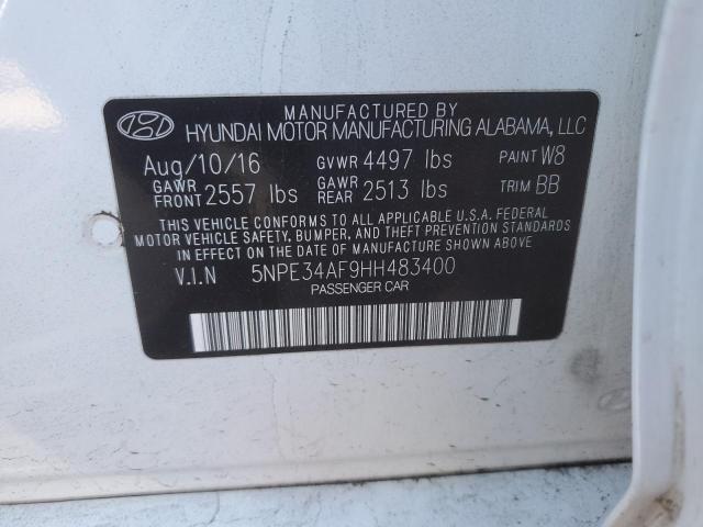 Photo 11 VIN: 5NPE34AF9HH483400 - HYUNDAI SONATA SPO 