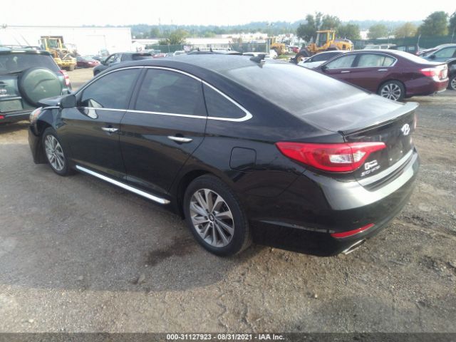 Photo 2 VIN: 5NPE34AF9HH483879 - HYUNDAI SONATA 