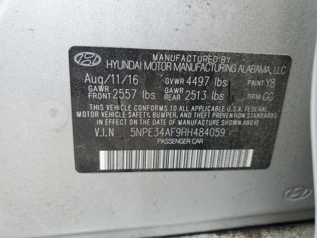 Photo 11 VIN: 5NPE34AF9HH484059 - HYUNDAI SONATA 