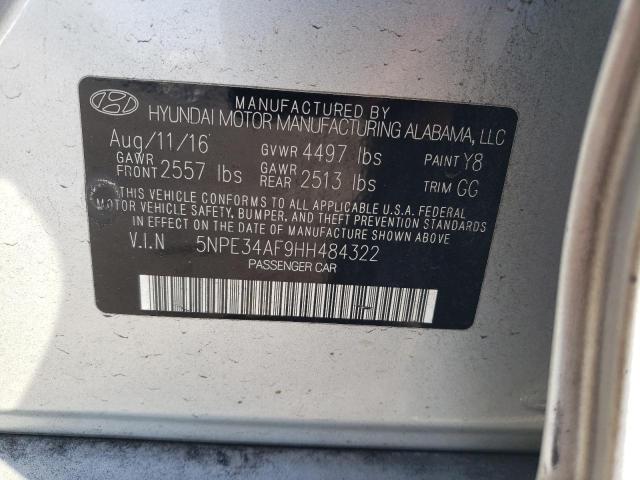 Photo 11 VIN: 5NPE34AF9HH484322 - HYUNDAI SONATA 