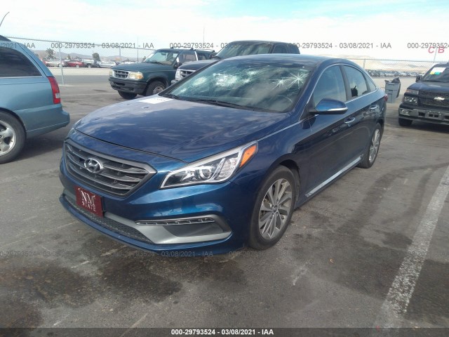 Photo 1 VIN: 5NPE34AF9HH484885 - HYUNDAI SONATA 