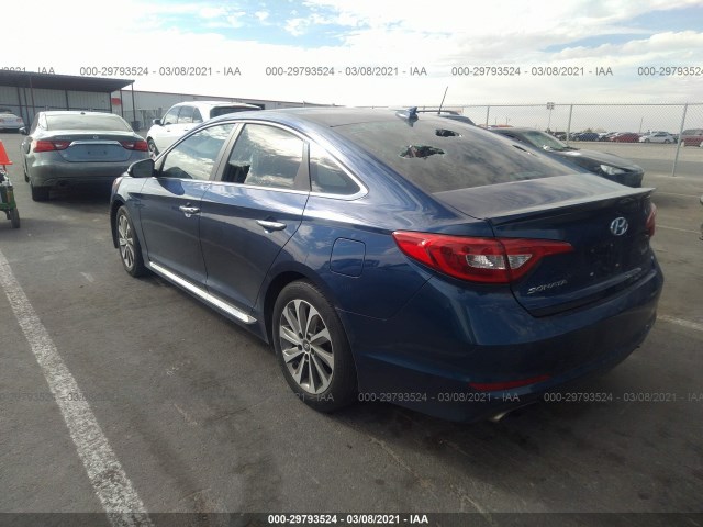 Photo 2 VIN: 5NPE34AF9HH484885 - HYUNDAI SONATA 