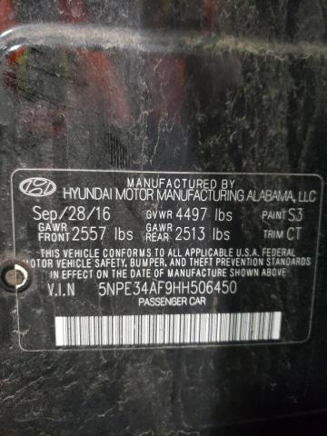 Photo 12 VIN: 5NPE34AF9HH506450 - HYUNDAI SONATA 