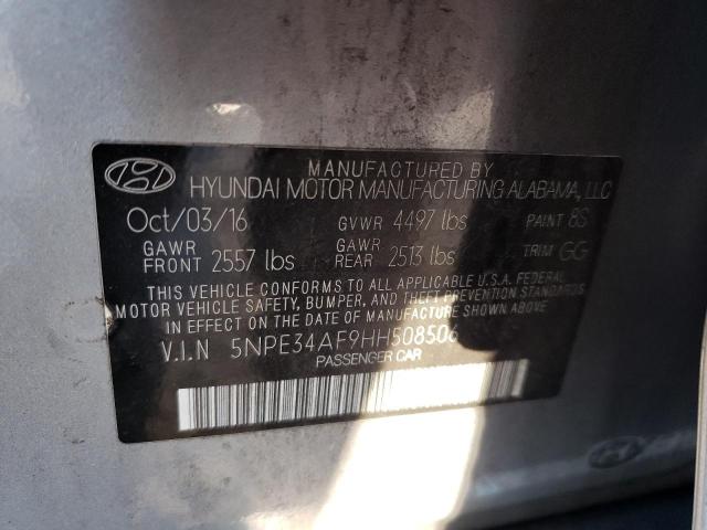 Photo 9 VIN: 5NPE34AF9HH508506 - HYUNDAI SONATA SPO 