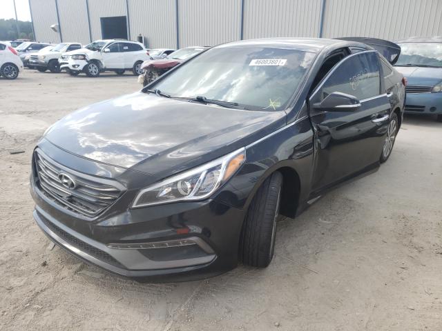 Photo 1 VIN: 5NPE34AF9HH510577 - HYUNDAI SONATA SPO 