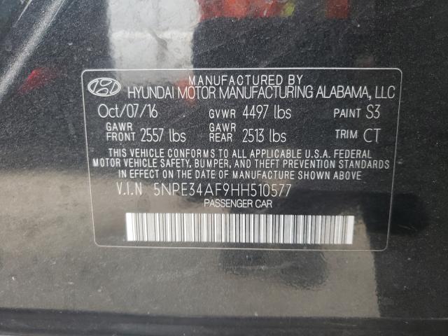 Photo 9 VIN: 5NPE34AF9HH510577 - HYUNDAI SONATA SPO 