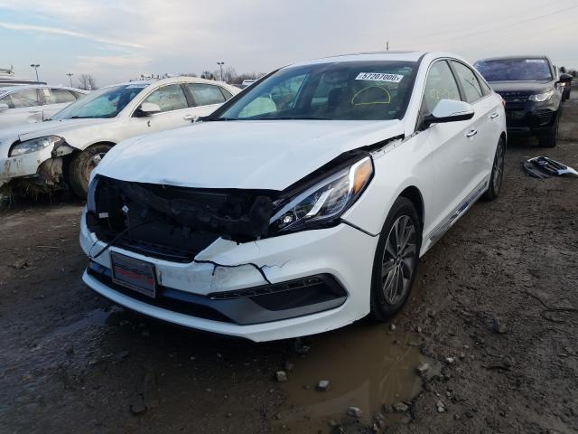 Photo 1 VIN: 5NPE34AF9HH515035 - HYUNDAI SONATA SPO 