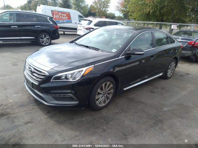 Photo 1 VIN: 5NPE34AF9HH525015 - HYUNDAI SONATA 