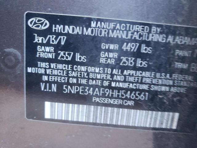 Photo 11 VIN: 5NPE34AF9HH546561 - HYUNDAI SONATA 