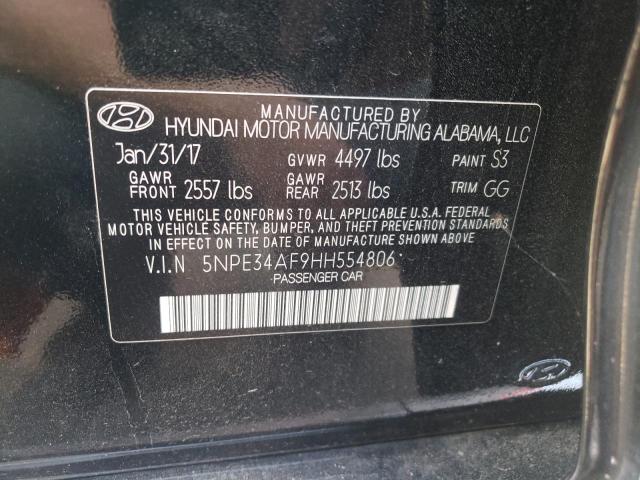 Photo 9 VIN: 5NPE34AF9HH554806 - HYUNDAI SONATA SPO 