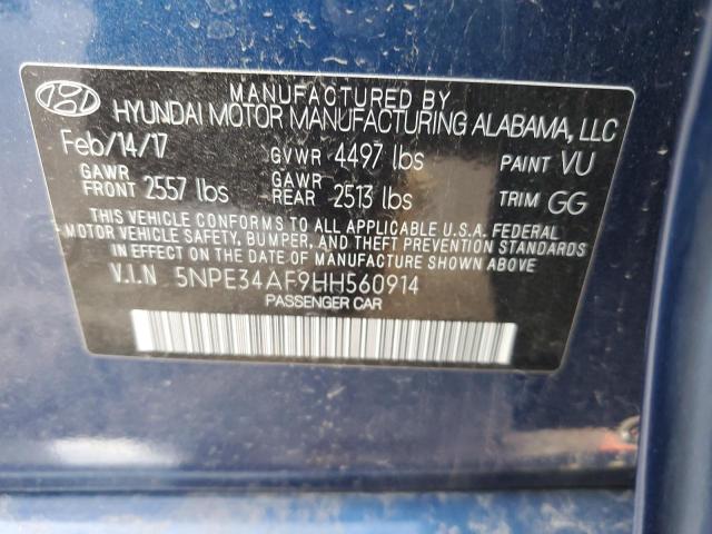 Photo 11 VIN: 5NPE34AF9HH560914 - HYUNDAI SONATA SPO 