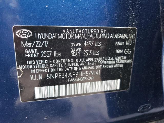 Photo 12 VIN: 5NPE34AF9HH579141 - HYUNDAI SONATA SPO 