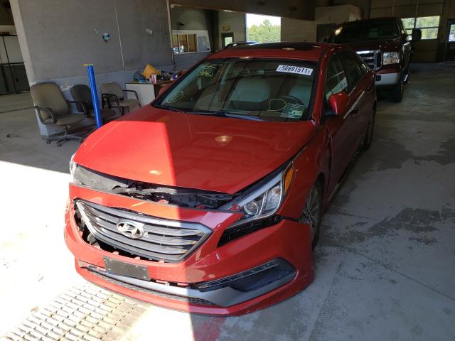 Photo 1 VIN: 5NPE34AF9HH584078 - HYUNDAI SONATA SPO 