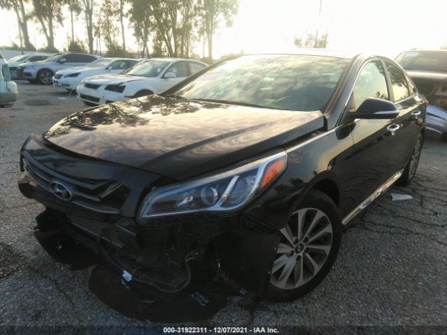 Photo 1 VIN: 5NPE34AF9HH584386 - HYUNDAI SONATA 