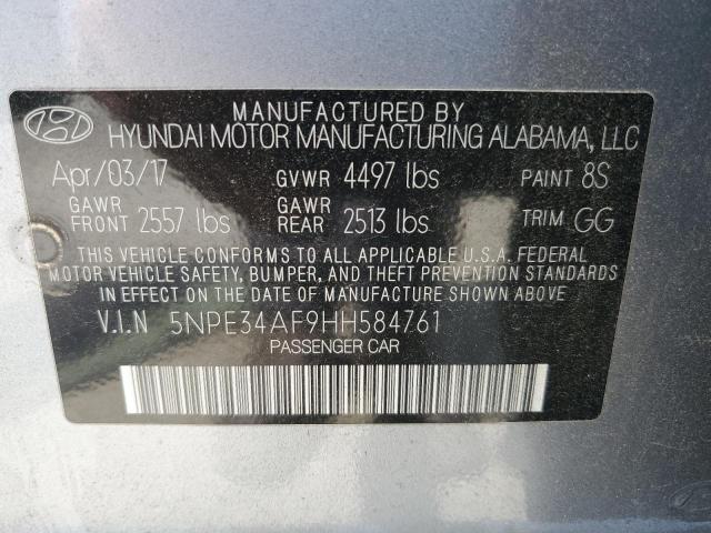 Photo 11 VIN: 5NPE34AF9HH584761 - HYUNDAI SONATA 