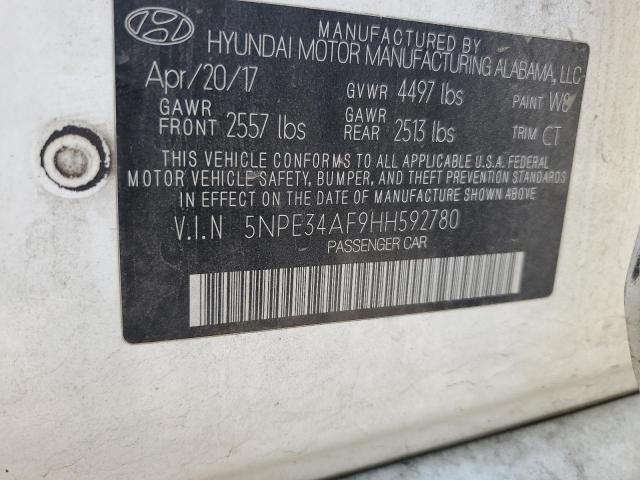 Photo 11 VIN: 5NPE34AF9HH592780 - HYUNDAI SONATA SPO 