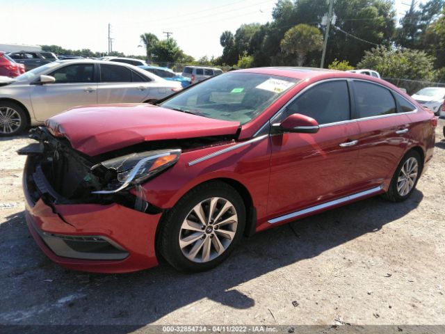 Photo 1 VIN: 5NPE34AF9HH593833 - HYUNDAI SONATA 