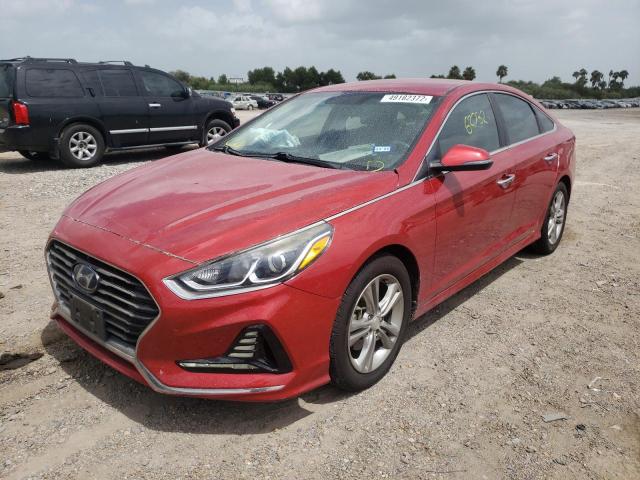 Photo 1 VIN: 5NPE34AF9JH609597 - HYUNDAI SONATA SPO 