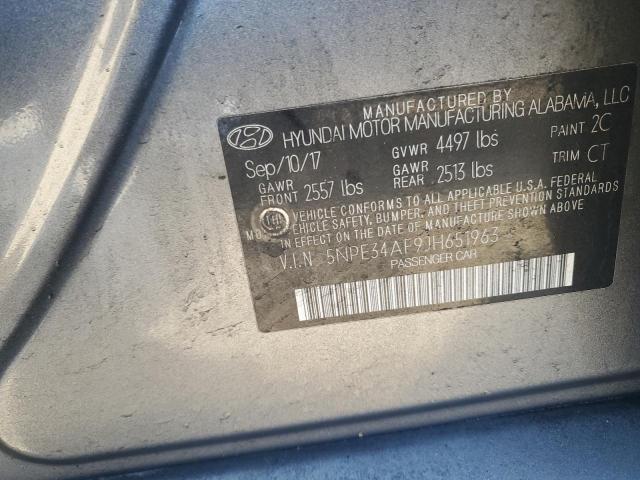 Photo 11 VIN: 5NPE34AF9JH651963 - HYUNDAI SONATA 