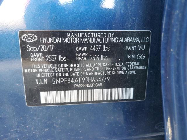 Photo 12 VIN: 5NPE34AF9JH654779 - HYUNDAI SONATA 