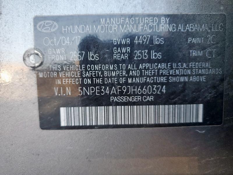 Photo 12 VIN: 5NPE34AF9JH660324 - HYUNDAI SONATA SPO 