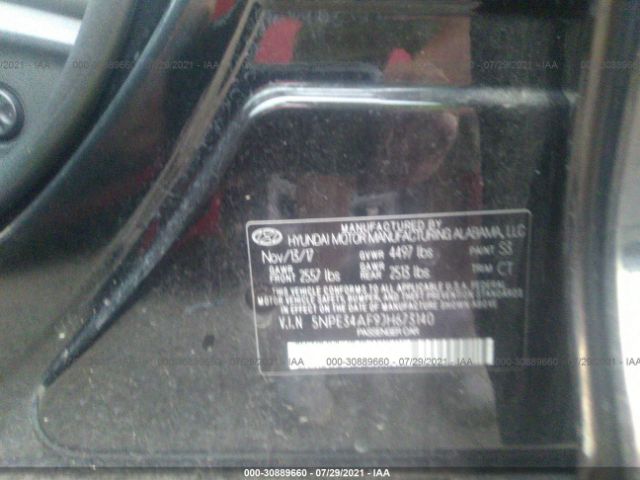 Photo 8 VIN: 5NPE34AF9JH673140 - HYUNDAI SONATA 