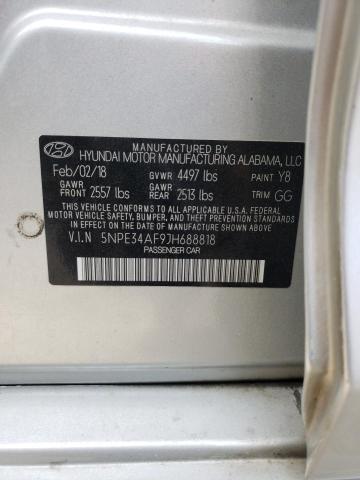 Photo 9 VIN: 5NPE34AF9JH688818 - HYUNDAI SONATA ECO 