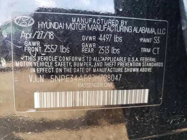 Photo 11 VIN: 5NPE34AF9JH708047 - HYUNDAI SONATA 